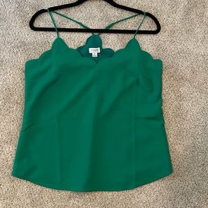 J Crew scalloped shell cami.